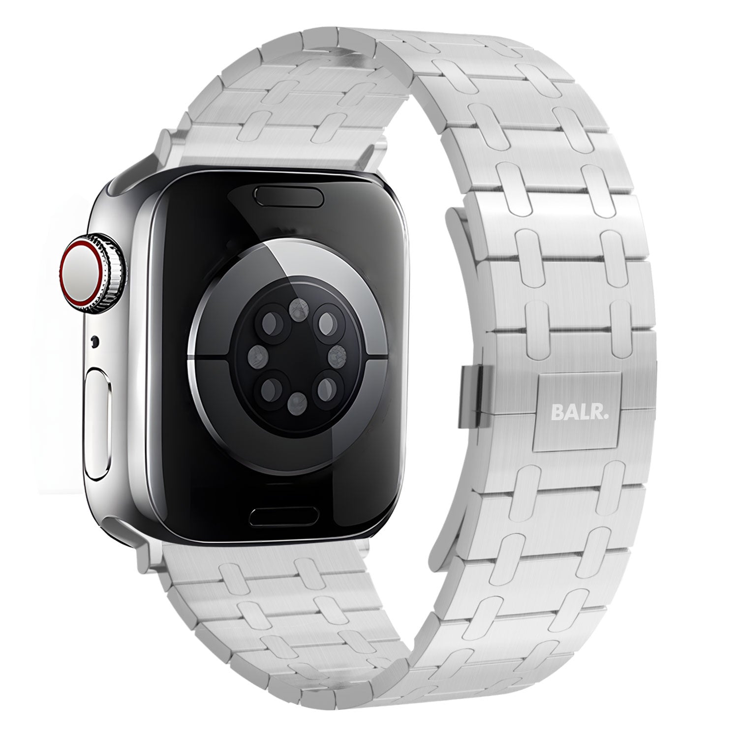 BALR. Bracelet en acier inoxydable pour Apple Watch (argent)