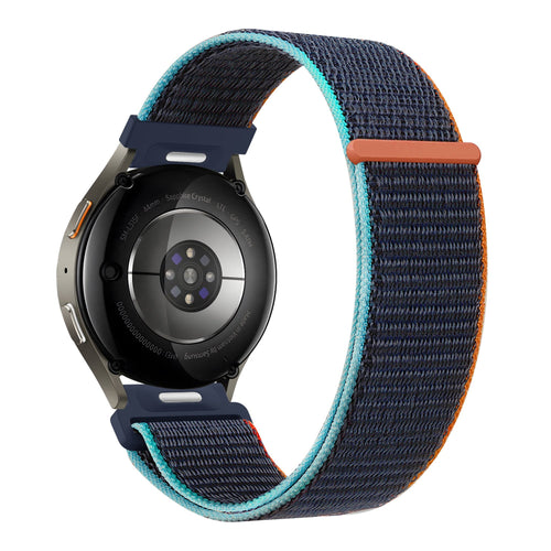Bandz Huawei Watch 3 (Pro) Nylon Strap 'Easy Fit' (Dark Blue Mix)