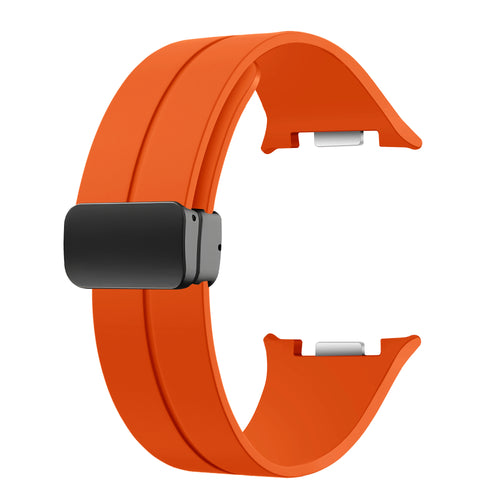 Bracelet silicone avec boucle Samsung Galaxy Watch 8 Classic (orange)
