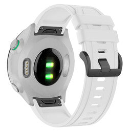 Bandz Bracelet silicone á boucle Garmin Instinct E - 40mm (blanc)