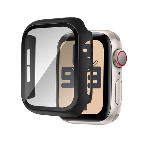 Bandz Coque PC avec verre Apple Watch 10 & 11 (noir)