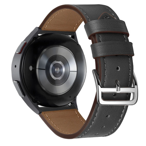 Bandz Bracelet cuir 'Deluxe' Oppo Watch X2 (noir)