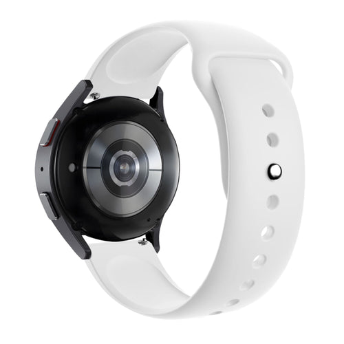 Bandz Pebble Round 2 - 20mm Sport Strap 'Deluxe' (White)