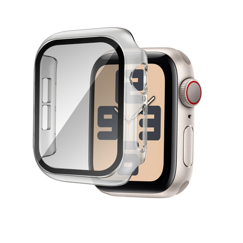 Bandz Coque PC avec verre Apple Watch 10/11 (transparent)