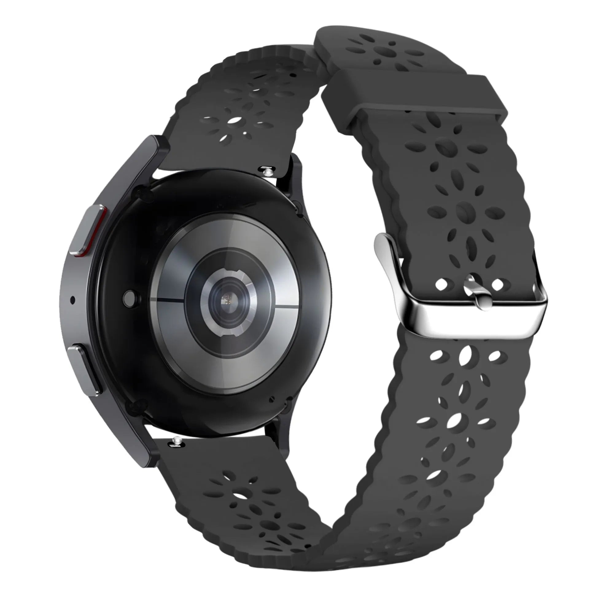 Bandz Coros Apex 42mm Patterned Silicone Strap (Black)