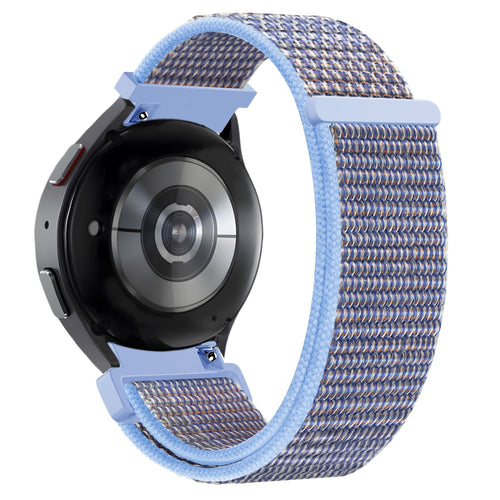 Bandz Bracelet nylon à boucle Pebble Round 2 - 20mm (bleu azur)