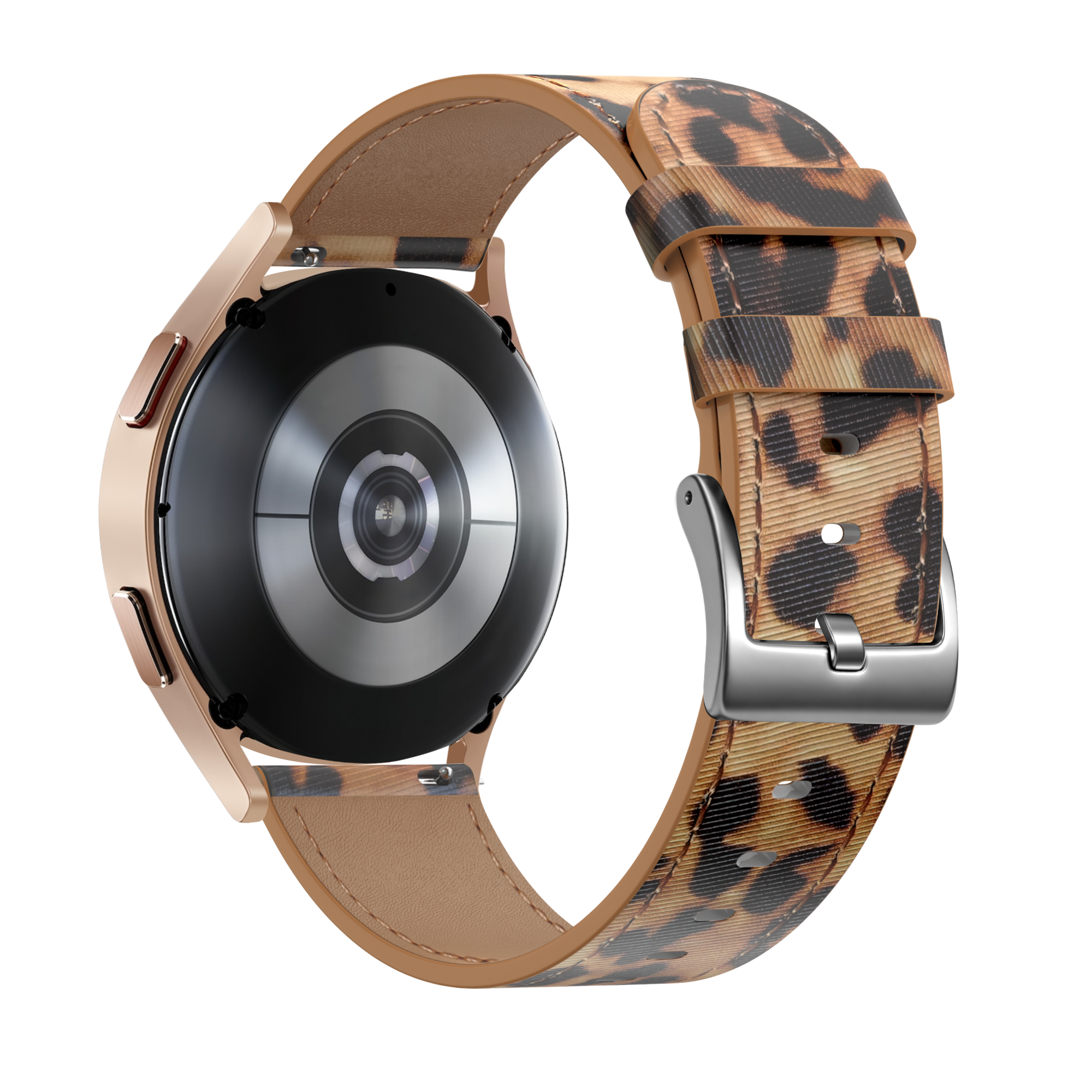 xoxo Wildhearts Amazfit Active Leather Strap (Leopard)