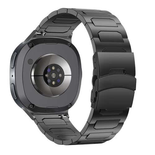 Bandz Bracelet titane 'Deluxe' Samsung Galaxy Watch 8 - 44mm (noir)