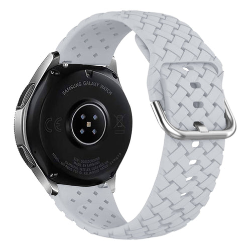 Bracelet silicone tressé Withings Steel HR Sport (gris)