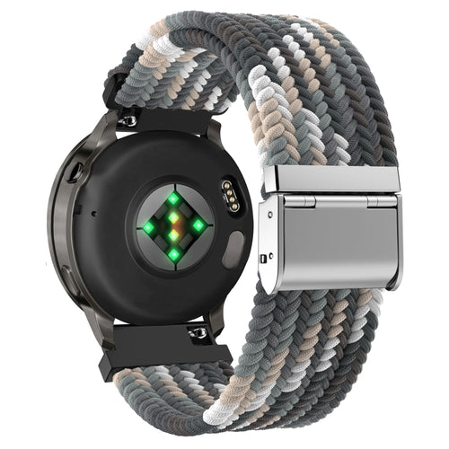 Bandz Bracelet nylon tissé Garmin Approach J1 (noir mandala)