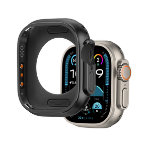 Bandz Coque métallique Apple Watch Ultra - 49mm (noir)