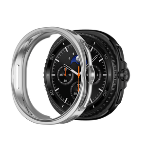 Bandz Coque TPU Samsung Galaxy Watch 8 Classic (argent)