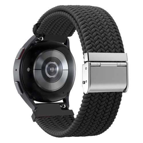 Bandz Bracelet nylon tressé Garmin Forerunner 255 (noir)