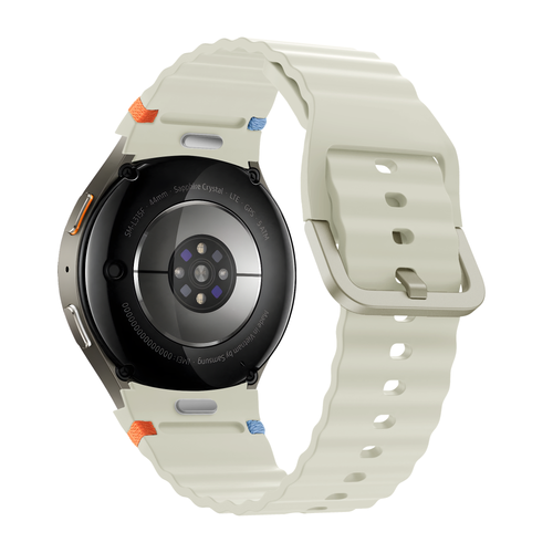 Bandz Samsung Galaxy Watch 6 - 44mm Wave Strap 'Easy Fit' (Starlight)