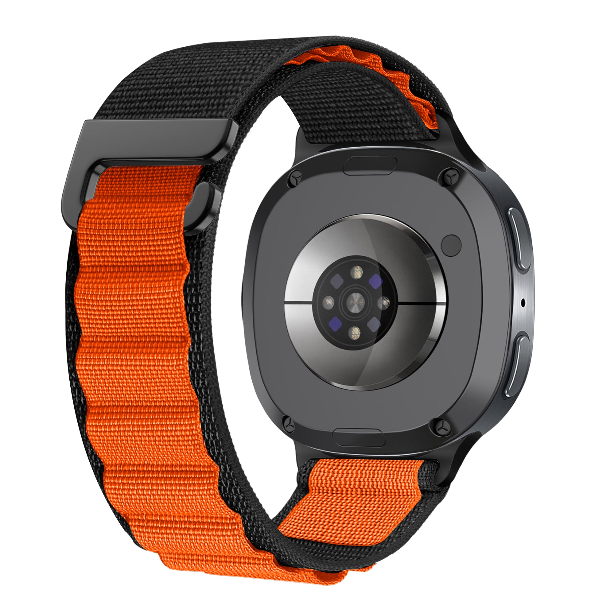 Samsung Galaxy Watch 8 - 40mm Alpine Strap (Black/Orange)