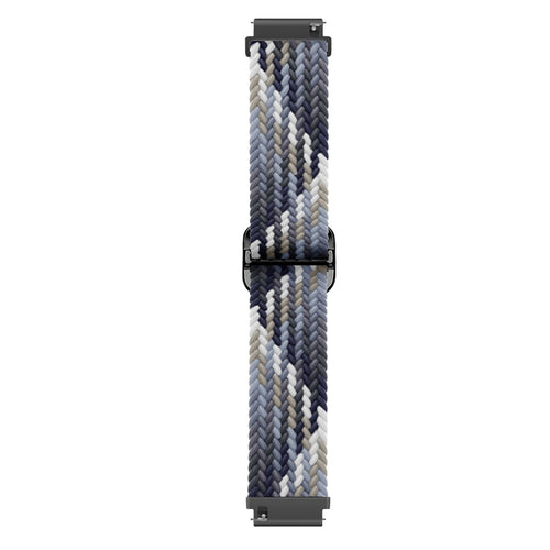 Bracelet tissé réglable Redmi Watch 5 Lite (mandala noir)