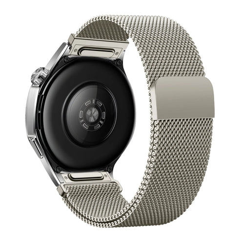 Bandz Huawei Watch GT 2 42mm Milanese Strap 'Easy fit' (Starlight)