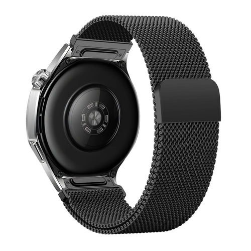 Bandz Huawei Watch GT 3 Pro 43mm Milanese Strap 'Easy fit' (Black)
