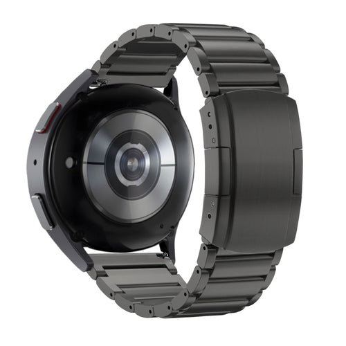 Bandz Amazfit Balance 2 Titanium Link Strap (Black)