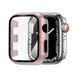 Coque rigide avec verre Apple Watch (rose)