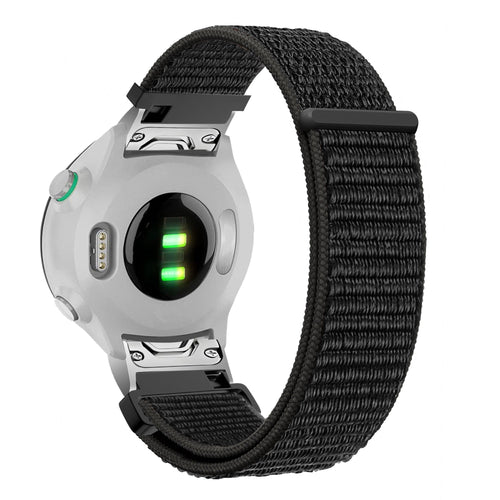 Bandz Garmin Forerunner 955 Nylon Loop Strap (Black)
