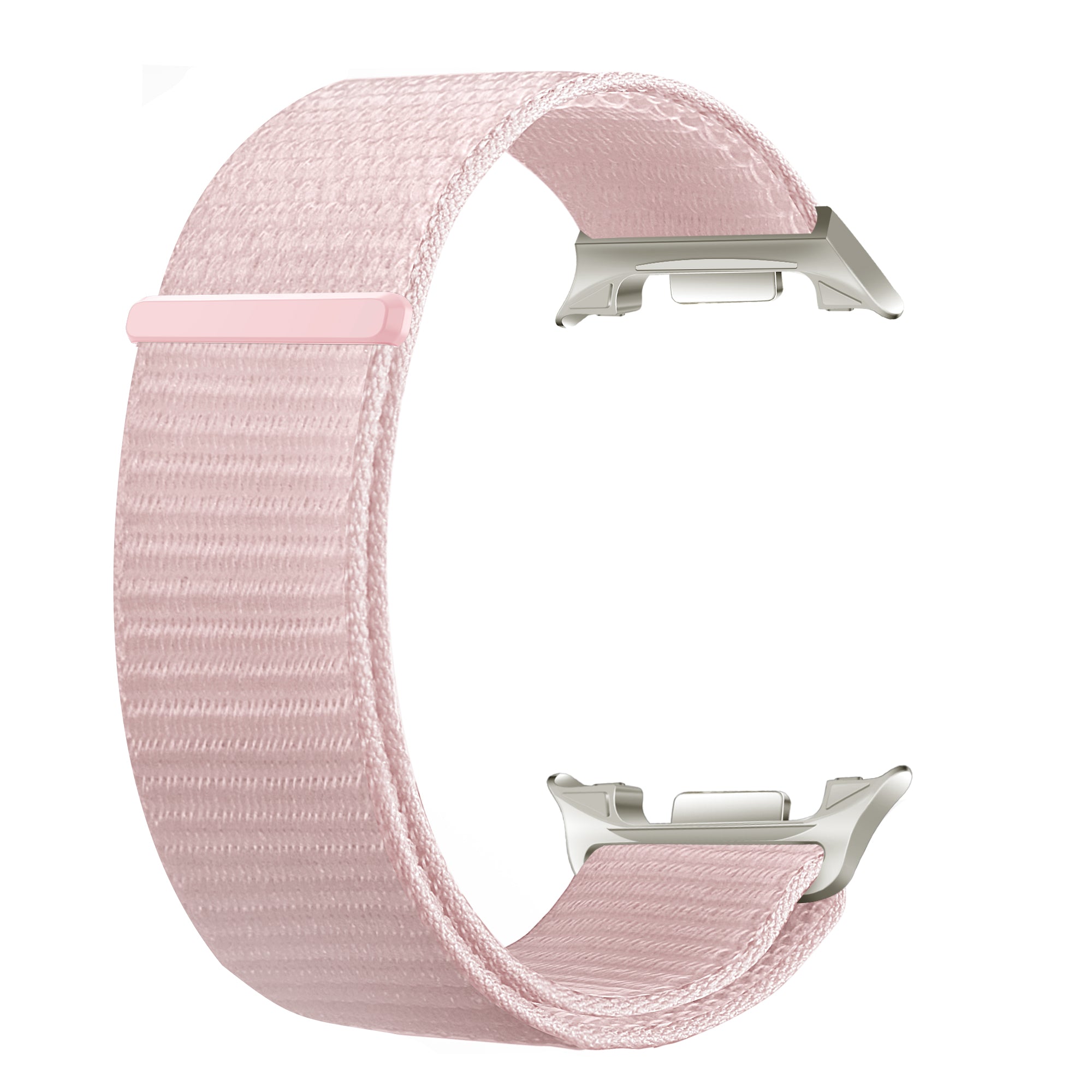 Bracelet nylon Samsung Galaxy Watch 8 Classic (rose clair)