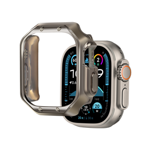 Bandz Apple Watch Ultra - 49mm Galvanized TPU Case  (Titanium)