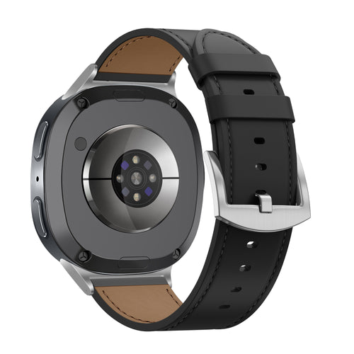 Bandz Bracelet cuir 'Classic' Samsung Galaxy Watch 8 - 44mm (noir)