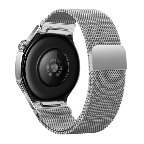 Bandz Fossil Gen 5e - 44mm 'One Push' Milanese Strap (Silver)