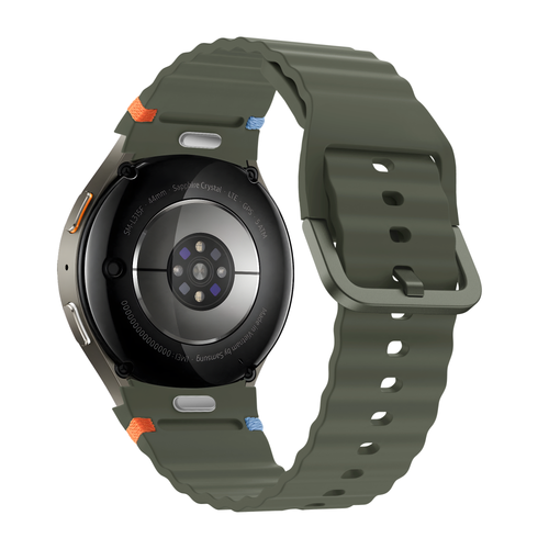 Bandz Samsung Galaxy Watch 6 - 44mm Wave Strap 'Easy Fit' (Green)