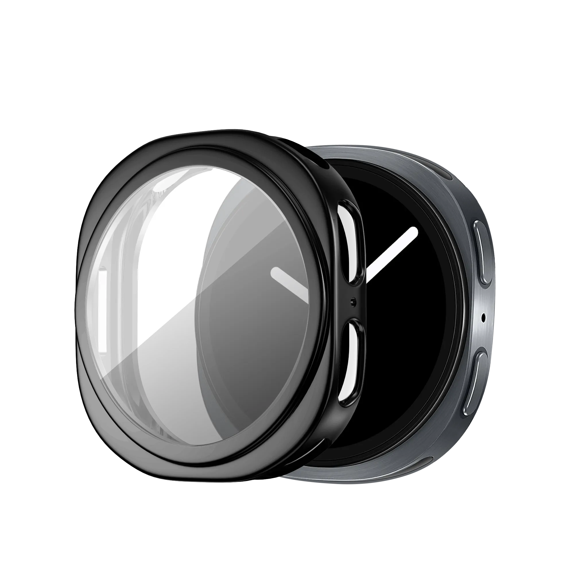 Bandz Coque TPU Samsung Galaxy Watch 8 - 44mm (noir)