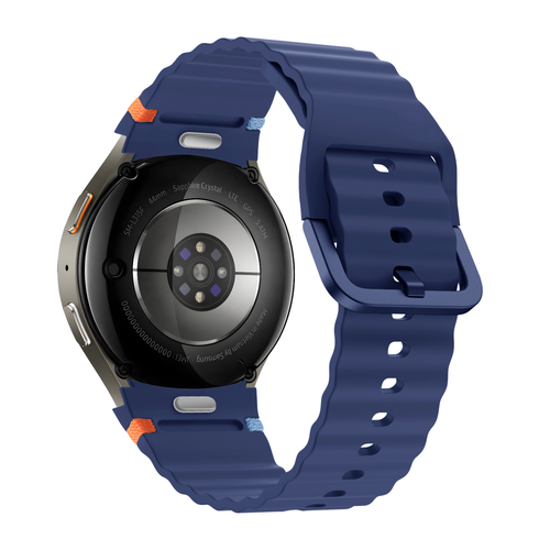 Bandz Samsung Galaxy Watch 5 - 44mm Wave Strap 'Easy Fit' (Dark Blue)