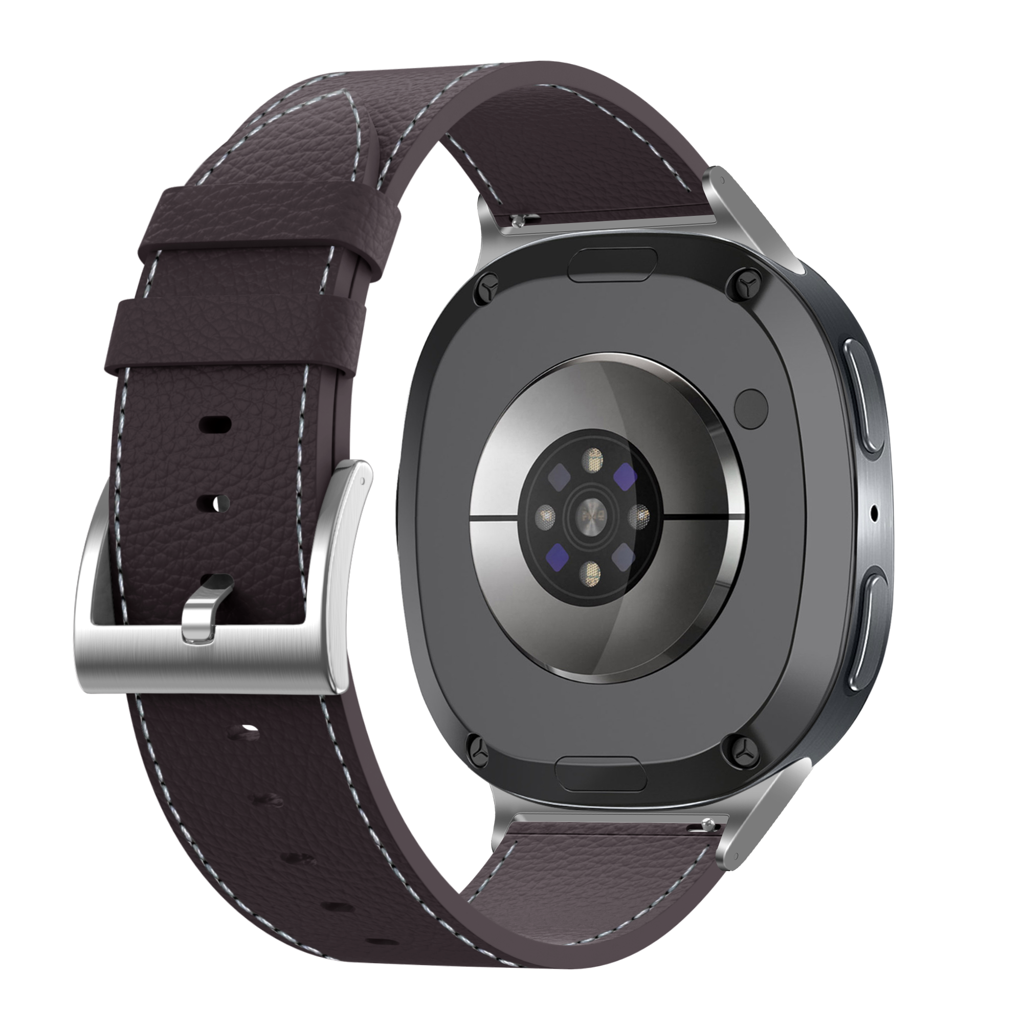 Bracelet cuir Samsung Galaxy Watch 8 - 40mm (cafe marron)