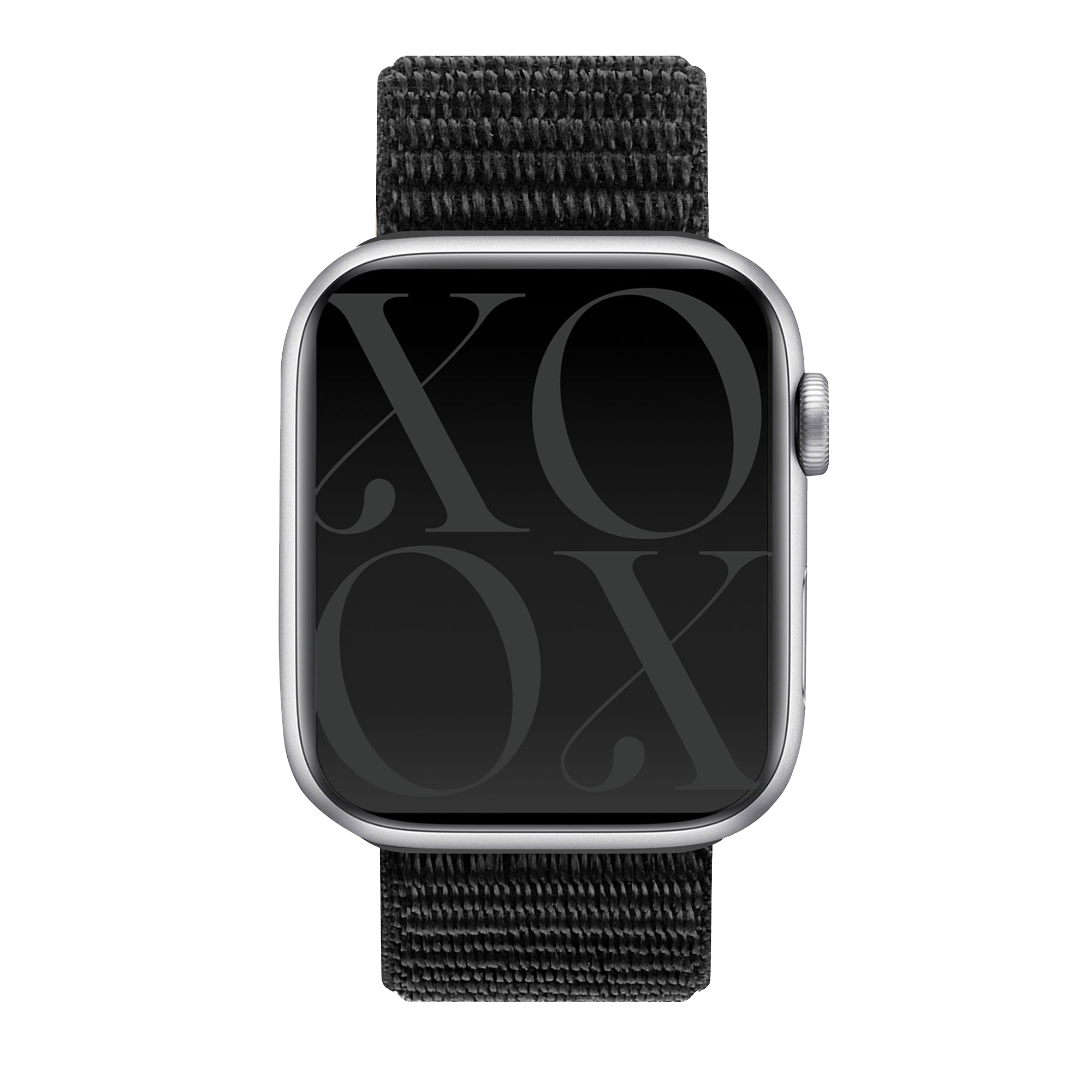 Bracelet nylon xoxo Wildhearts Apple Watch (noir)