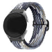 Bracelet tissé réglable Samsung Galaxy Watch 7 - 40mm (noir/blanc)
