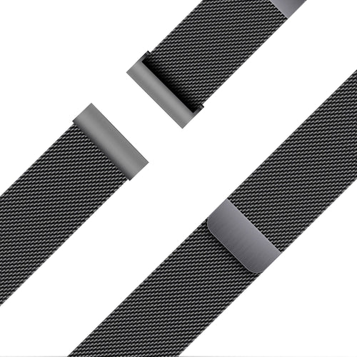 Bandz Bracelet milanais 'Loop' Maoo Ventura (noir)