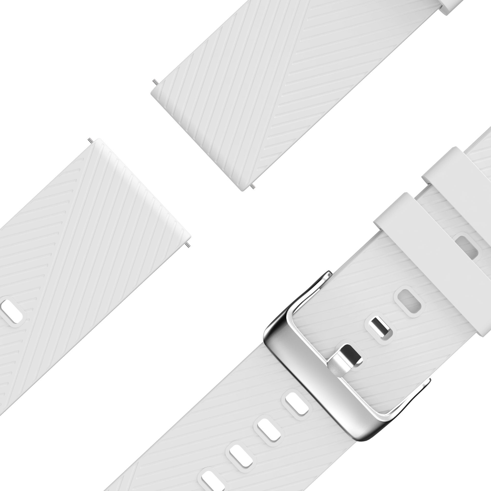 Bandz Coros Pace 3 Silicone Strap 'Deluxe' (White)