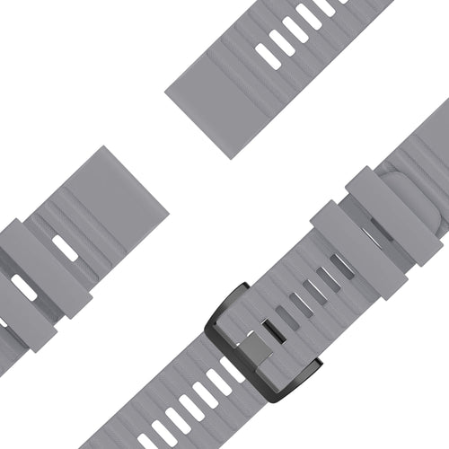 Bandz Bracelet silicone à boucle Garmin Instinct (gris)