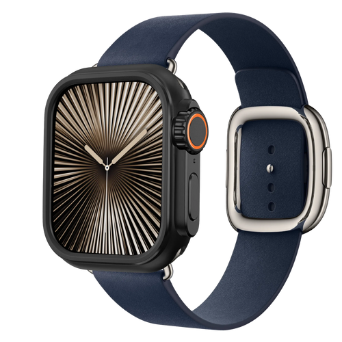 Bandz Coque métallique Apple Watch (noir)