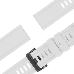 Bandz Bracelet silicone á boucle Garmin Instinct E - 40mm (blanc)