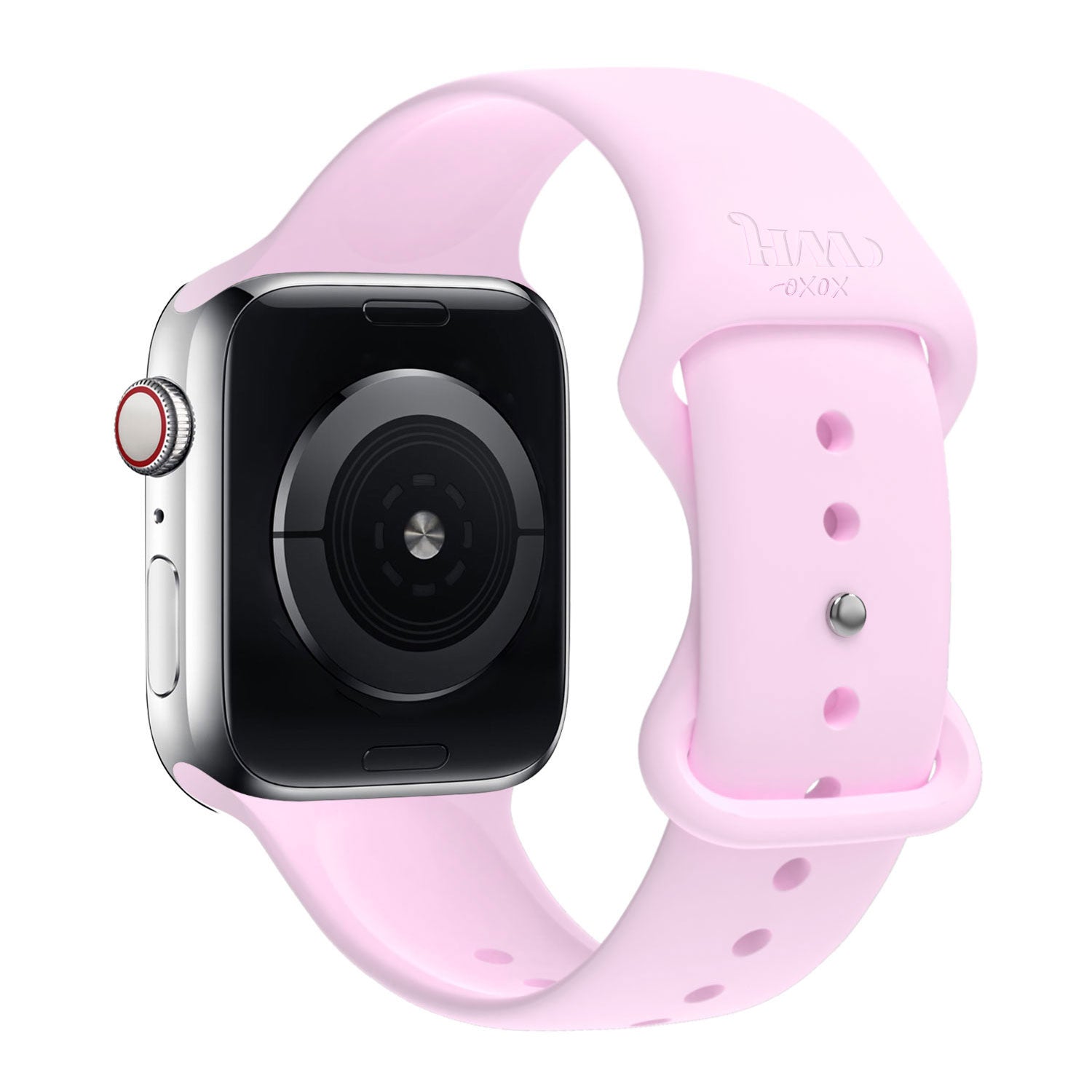 Bracelet silicone xoxo Wildhearts Apple Watch (rose vif)