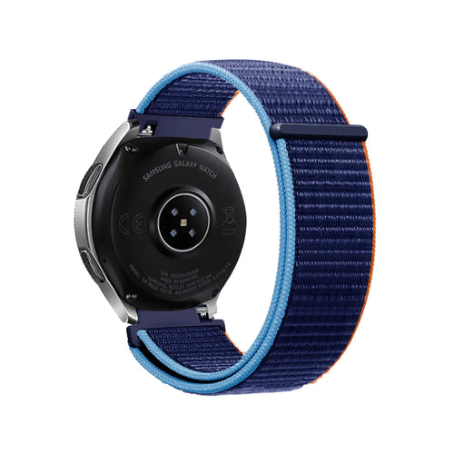 Bracelet nylon Oppo Watch X2 (bleu marine)