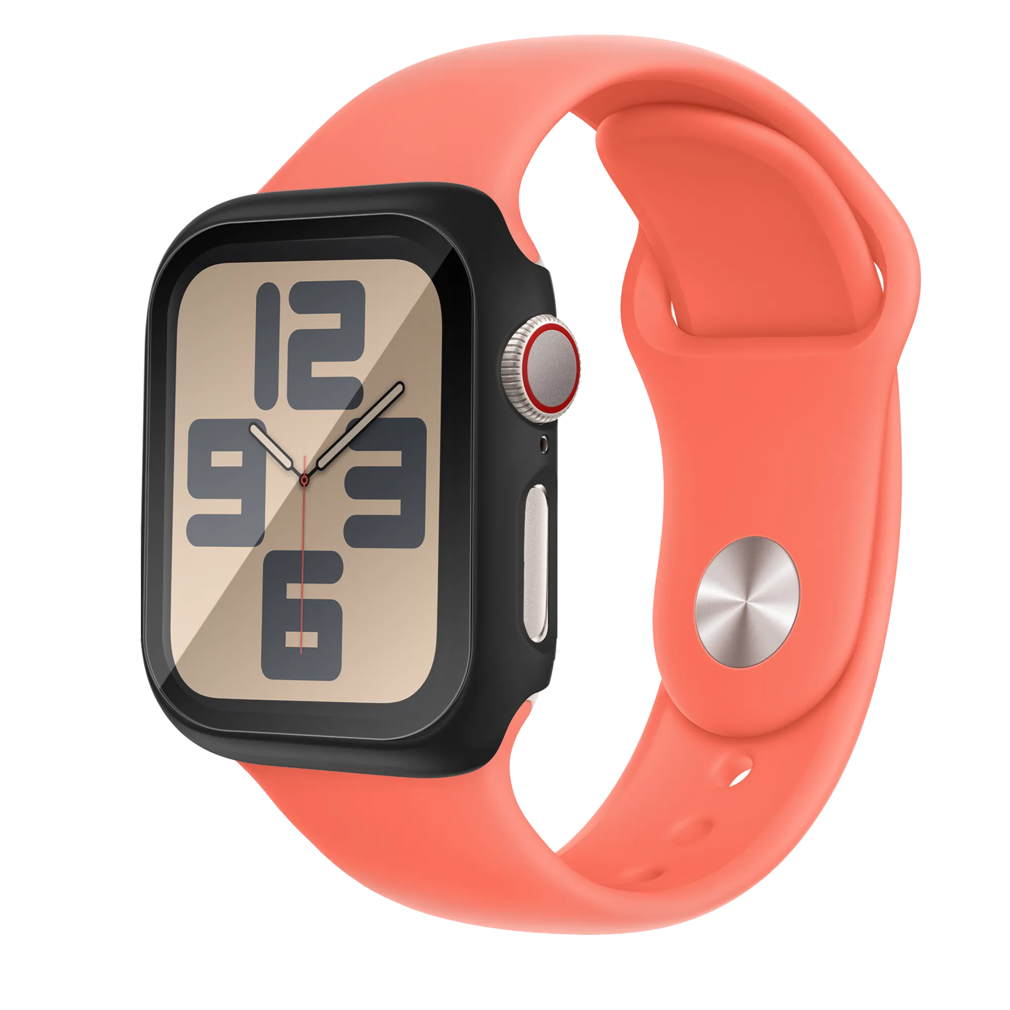 Bandz Coque PC avec verre Apple Watch 10 & 11 (noir)