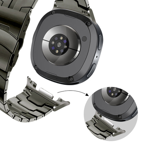 Bandz Bracelet acier 'Iron' Samsung Galaxy Watch 8 Classic (graphite)