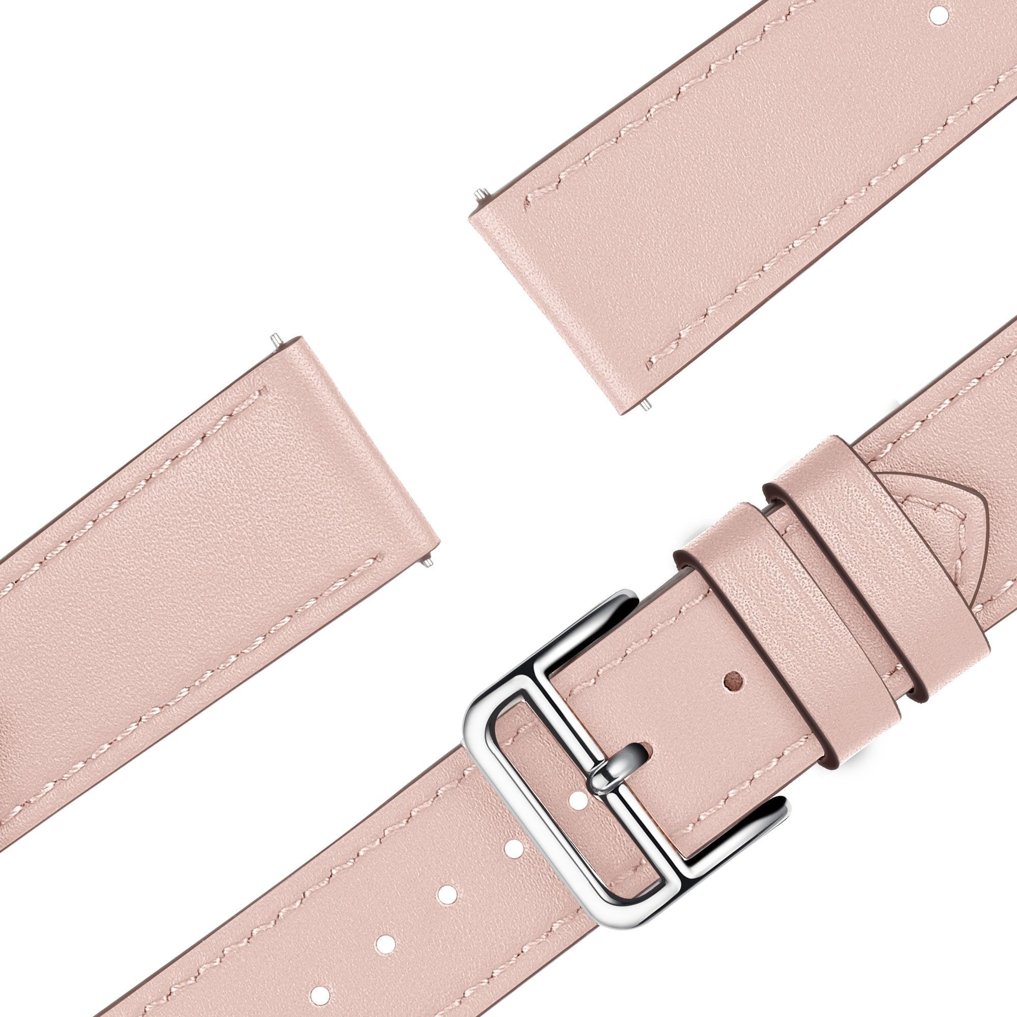 Bandz Bracelet cuir 'Deluxe' Coros Apex 42mm (rose)