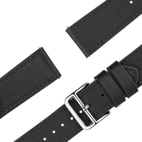 Bandz Suunto Run Leather Strap 'Deluxe' (Black)