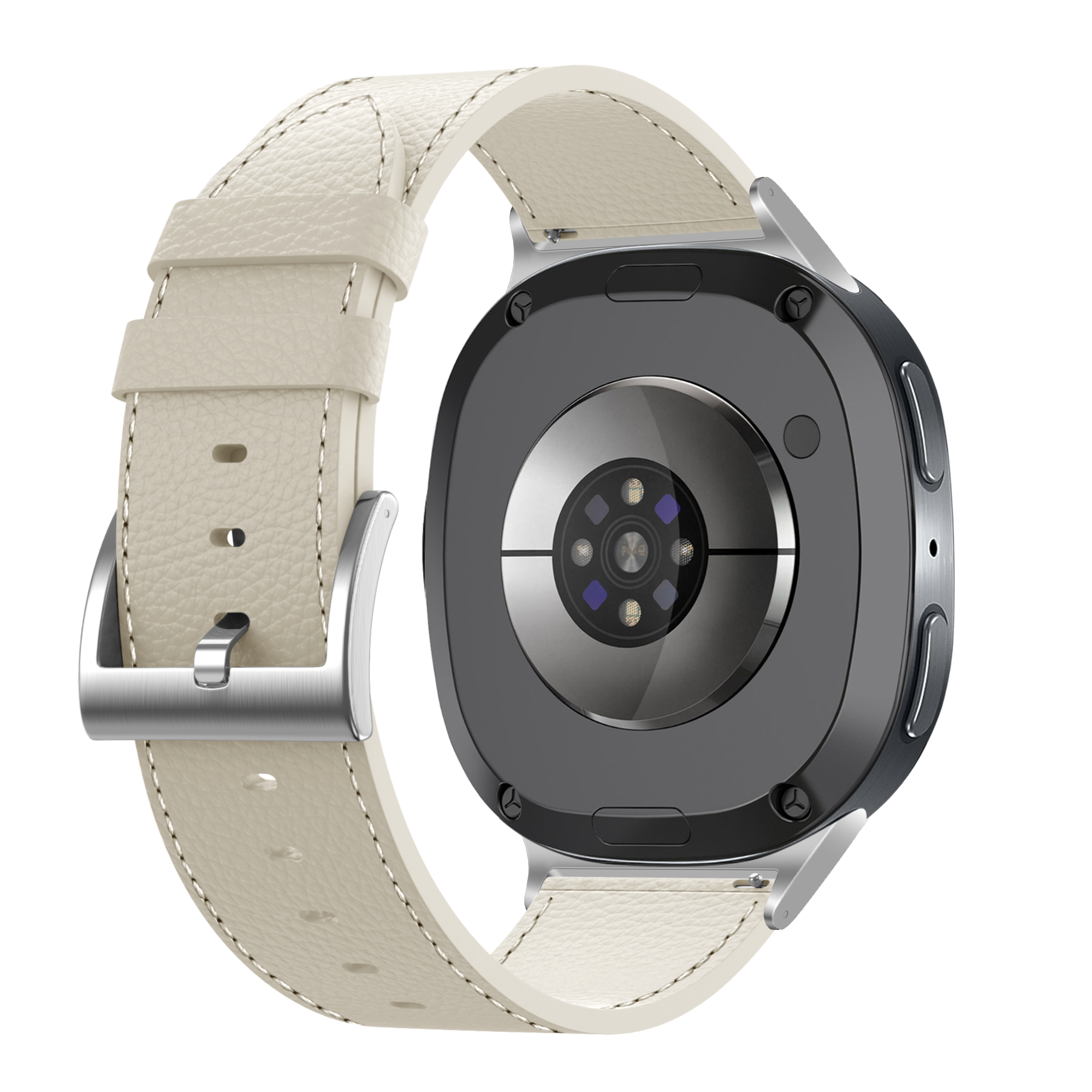 Bracelet cuir Samsung Galaxy Watch 8 - 44mm (beige)