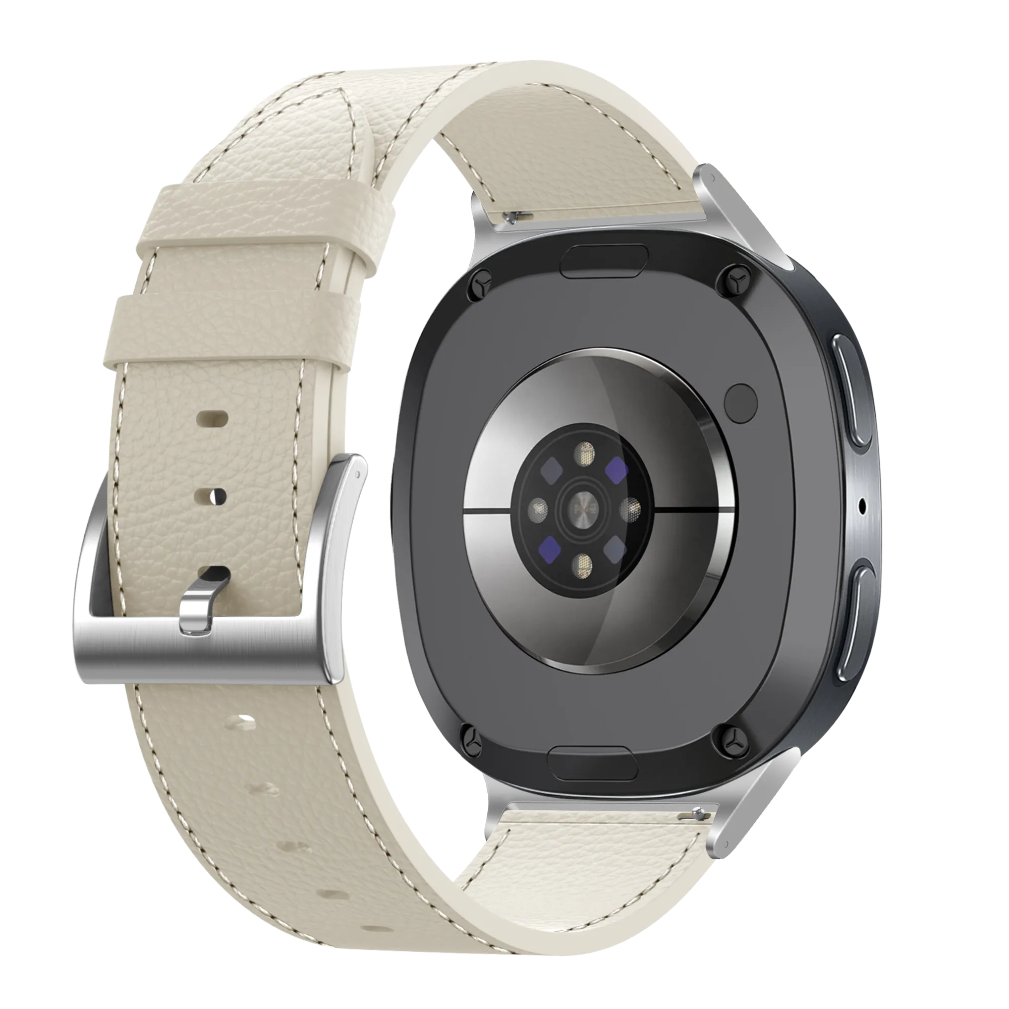 Bracelet cuir Samsung Galaxy Watch 8 - 44mm (beige)
