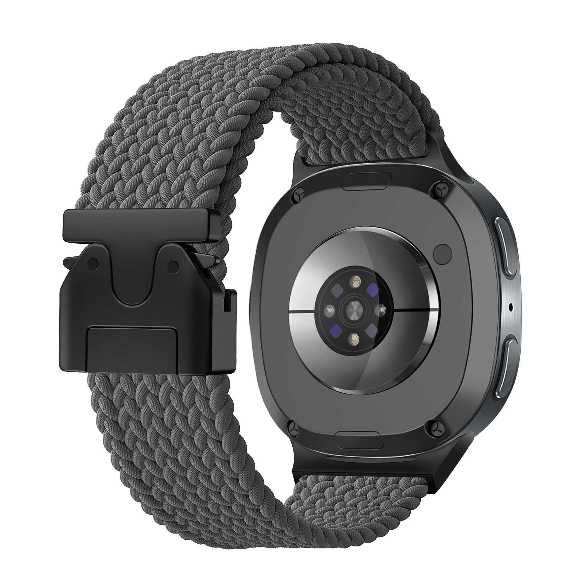 Samsung Galaxy Watch 8 - 40mm Braided Strap with P-Buckle (Dark Grey)