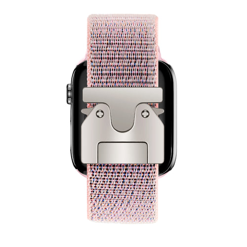 Bandz Apple Watch Ultra Nylon Strap 'Classic' P-Buckle (Pink Sand)